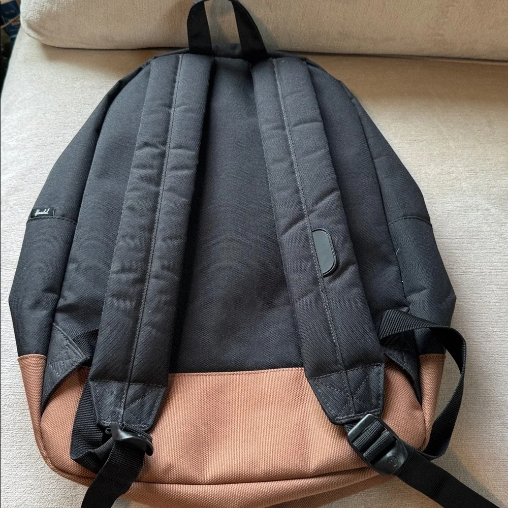 Herschel Supply Company Backpack Heritage Black Black Saddle Brown